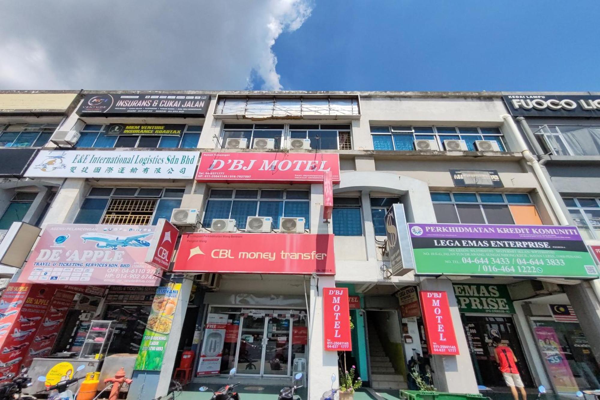 D'Bj Motel Bayan Lepas Exterior foto